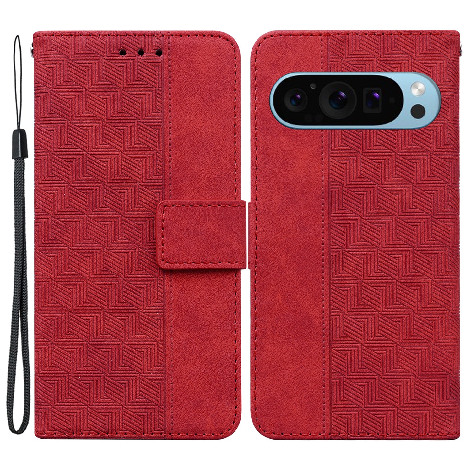 For Google Pixel 9 Case PU Leather Shockproof Imprinted Flip Phone Cover with Wallet Stand For Google Pixel 9 Case PU Leather Shockproof Imprinted Flip Phone Cover with Wallet Stand